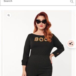 Unique vintage boo shirt brand new with tags